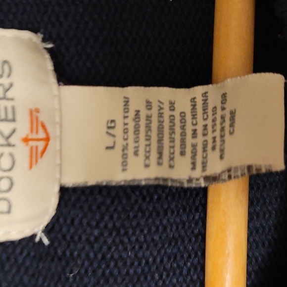 Men's Dockers patterned crew neck sweater size Large - Picture 4 of 6